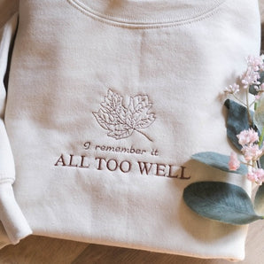 Embroidered I remember it All Too Well Shirt